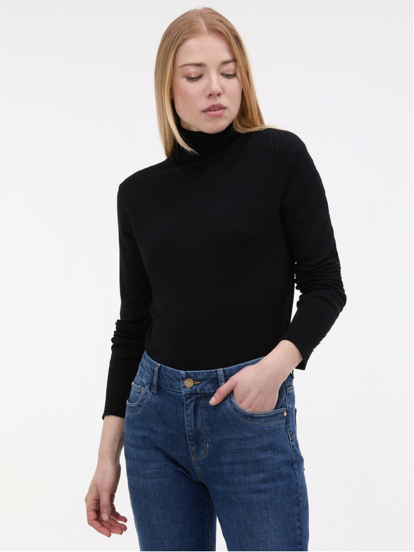 Orsay Черно дамско поло ORSAY