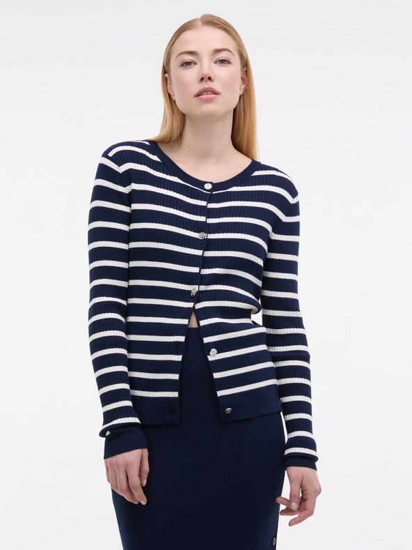 Orsay Тъмносиня дамска жилетка ORSAY