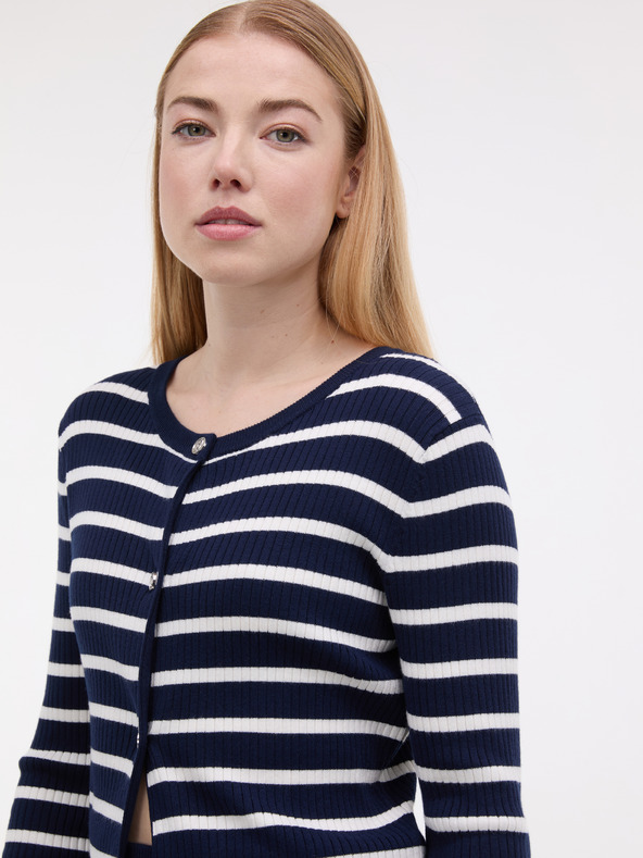 Orsay Тъмносиня дамска жилетка ORSAY