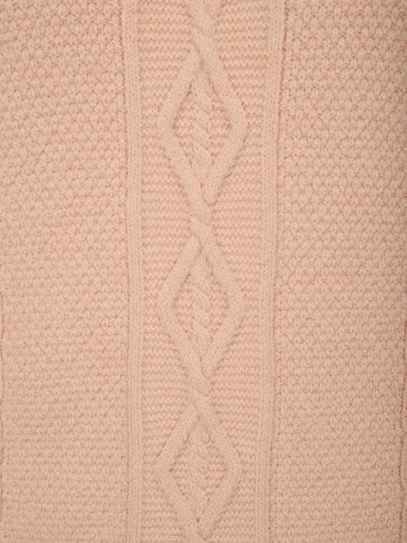 Orsay Светлорозова дамска плетена рокля ORSAY