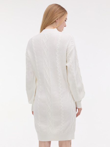 Orsay Кремава дамска рокля-пуловер ORSAY