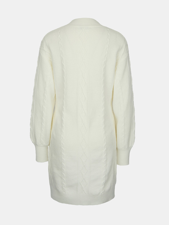 Orsay Кремава дамска рокля-пуловер ORSAY