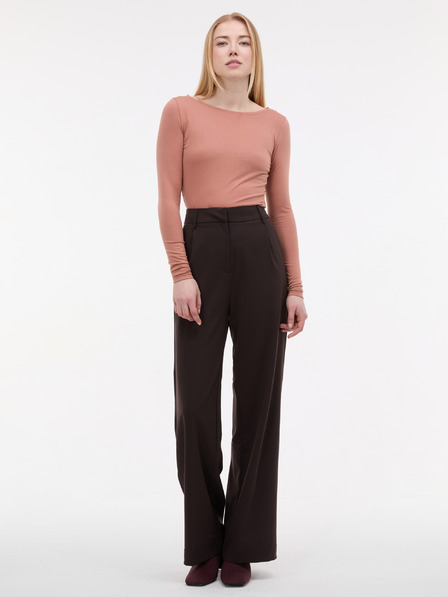 Orsay Светлокафява дамска риза с дълъг ръкав ORSAY