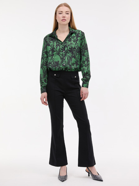 Orsay Зелена дамска блуза с десен ORSAY