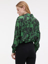 Orsay Зелена дамска блуза с десен ORSAY