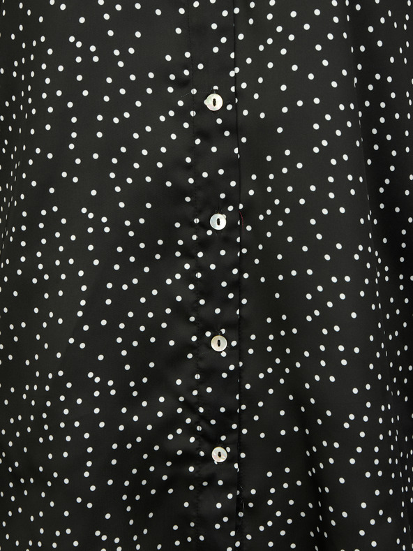 Orsay Черна дамска блуза с десен ORSAY