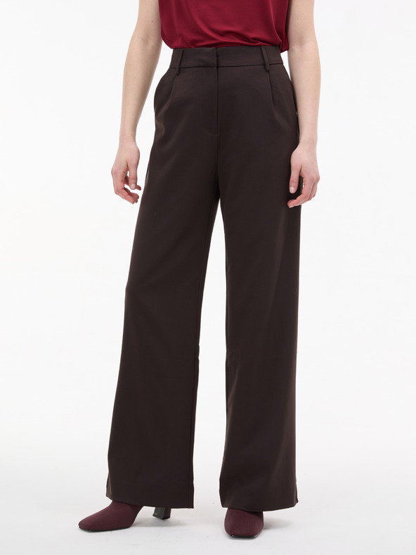 Orsay Тъмнокaфяви дамски широки панталони ORSAY