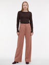 Orsay Светлокафяви дамски широки панталони ORSAY