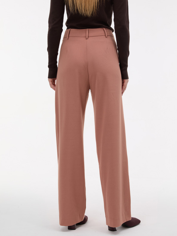 Orsay Светлокафяви дамски широки панталони ORSAY