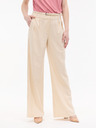 Orsay Кремави дамски широки панталони на райета ORSAY