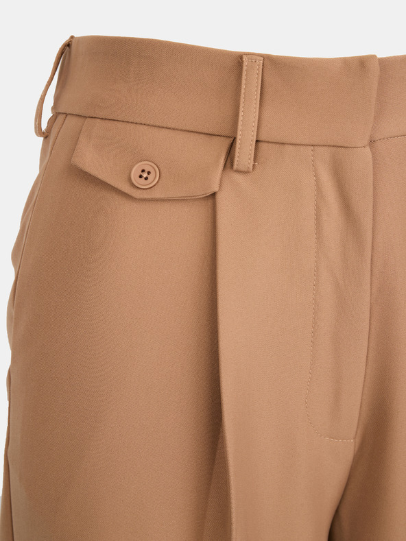 Orsay Светлокафяви дамски широки панталони ORSAY