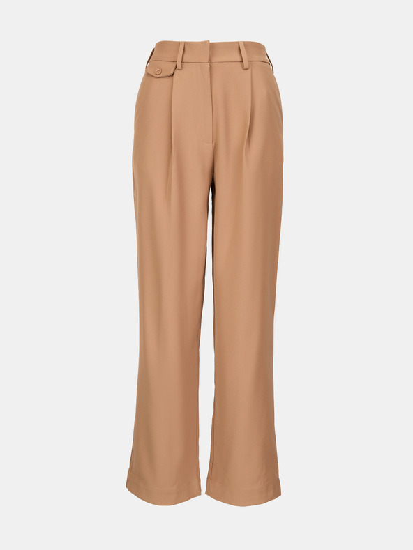 Orsay Светлокафяви дамски широки панталони ORSAY