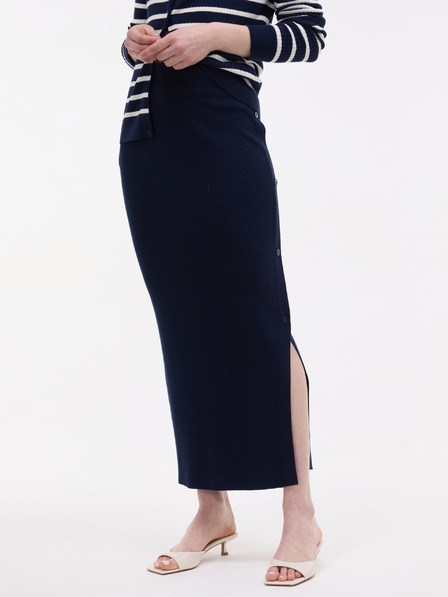 Orsay Тъмносиня дамска плетена пола ORSAY