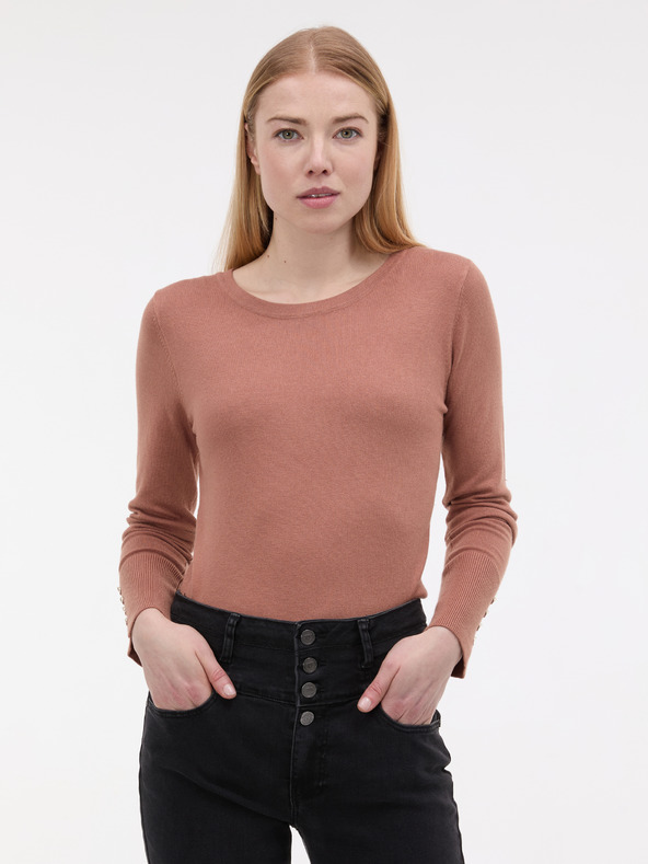 Orsay Светлокафяв дамски пуловер ORSAY