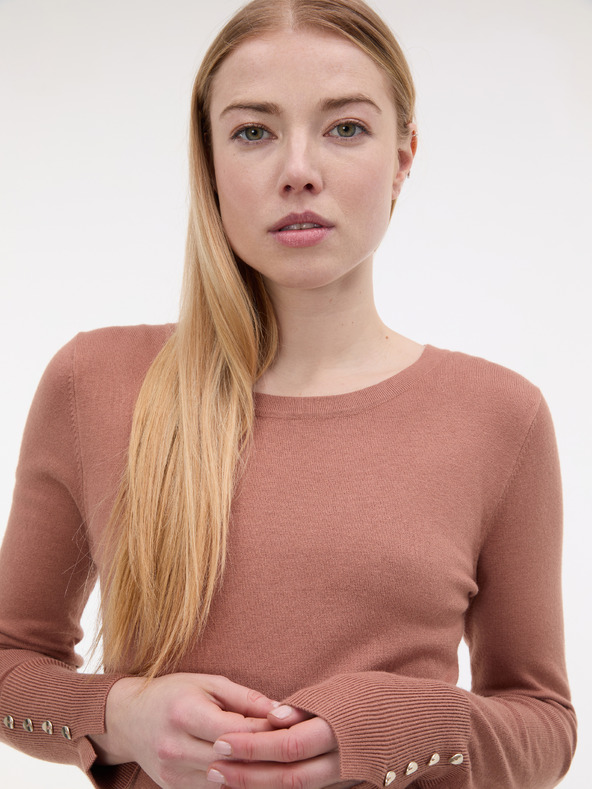 Orsay Светлокафяв дамски пуловер ORSAY