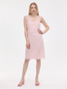 Orsay Светлорозова дамска дантелена рокля ORSAY