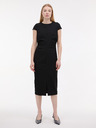 Orsay Черна дамска рокля по тялото ORSAY