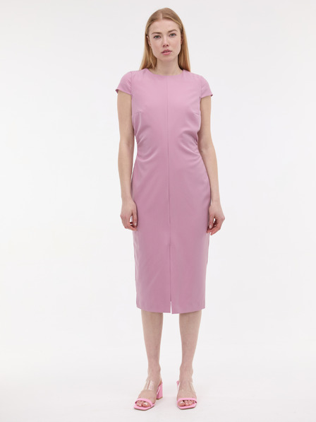 Orsay Светлорозова дамска рокля по тялото ORSAY