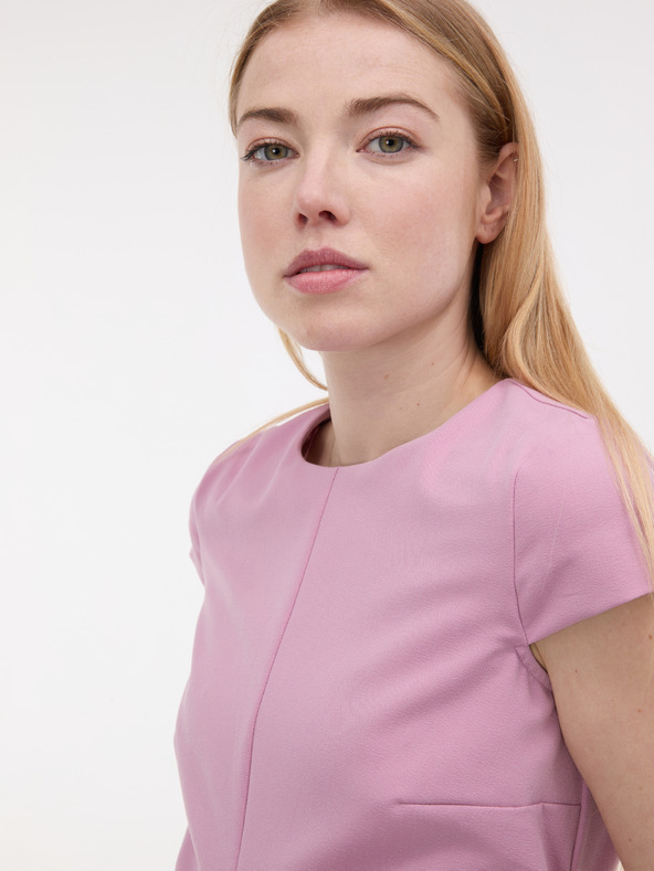 Orsay Светлорозова дамска рокля по тялото ORSAY