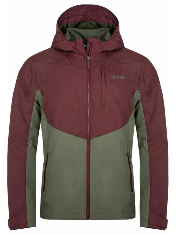 Kilpi Мъжко спортно яке Kilpi SONNA-M в цвят каки и бордо