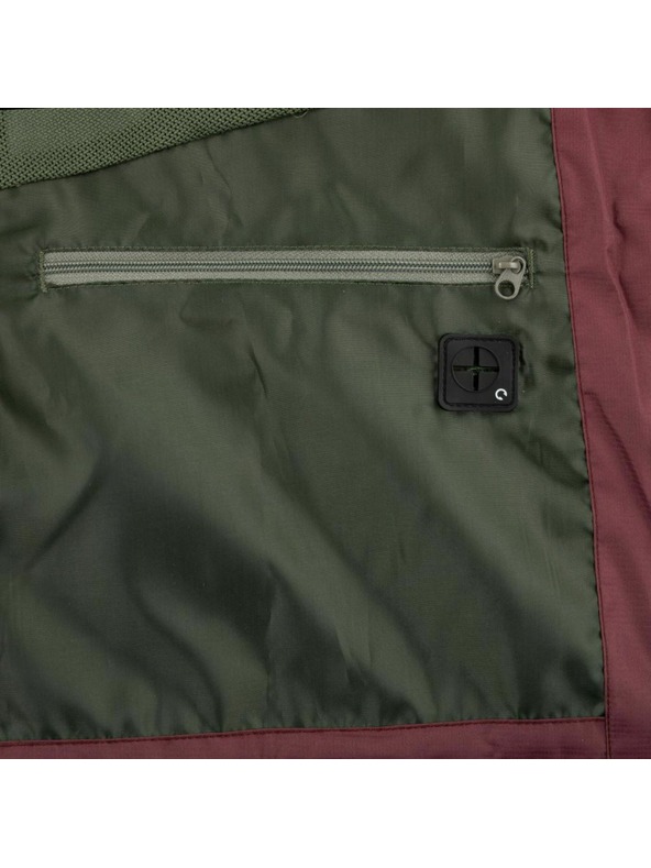 Kilpi Мъжко спортно яке Kilpi SONNA-M в цвят каки и бордо