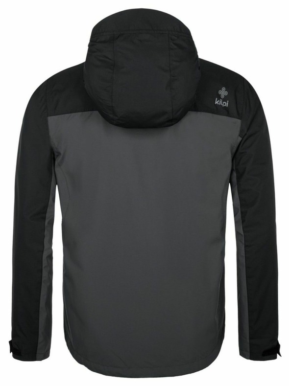 Kilpi Сиво и черно мъжко яке за спорт Kilpi Sonna-M