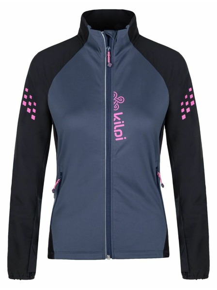 Kilpi Черно-сиво дамско спортно яке Kilpi Nordim