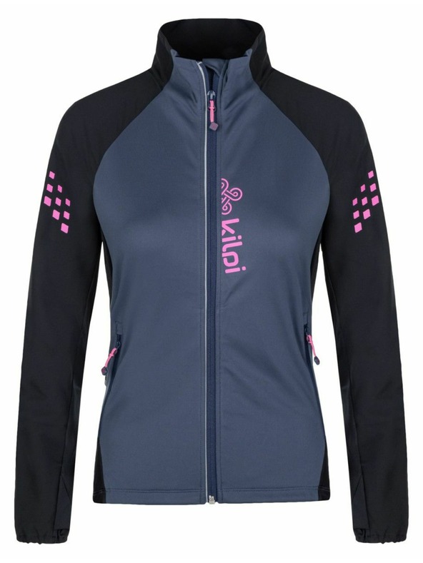 Kilpi Черно-сиво дамско спортно яке Kilpi Nordim