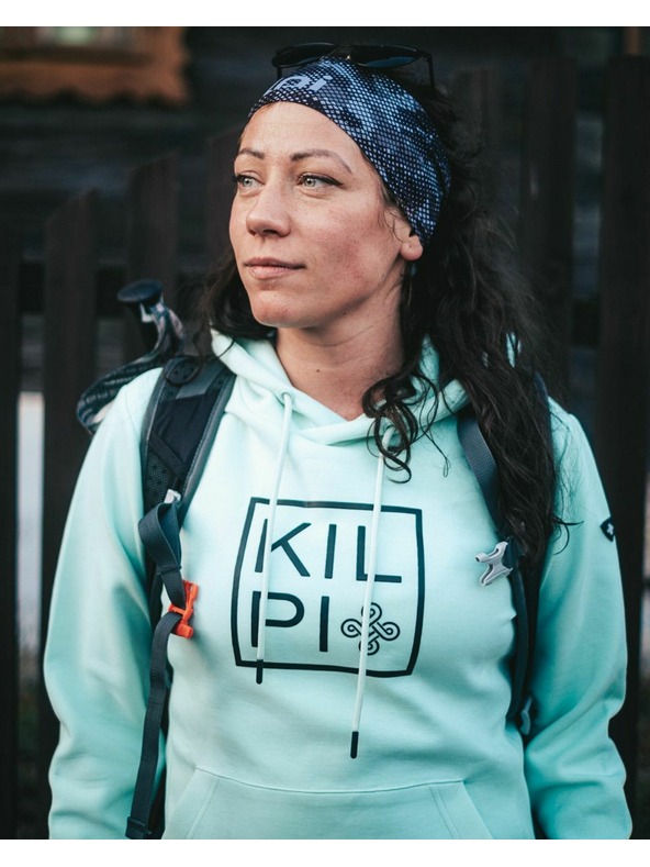 Kilpi Дамска памучна качулка Kilpi NIKY-W Mint