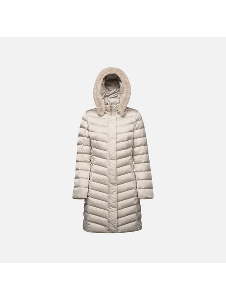 Geox Бежова дамска пухена яке Geox Bettanie