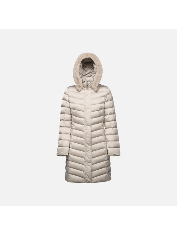 Geox Бежова дамска пухена яке Geox Bettanie
