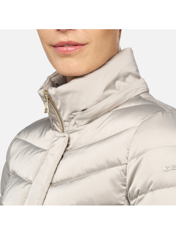 Geox Бежова дамска пухена яке Geox Bettanie