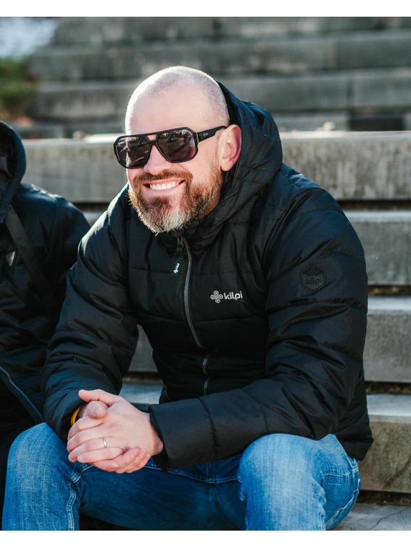 Kilpi Черно мъжко изолирано яке Kilpi Tasha-M