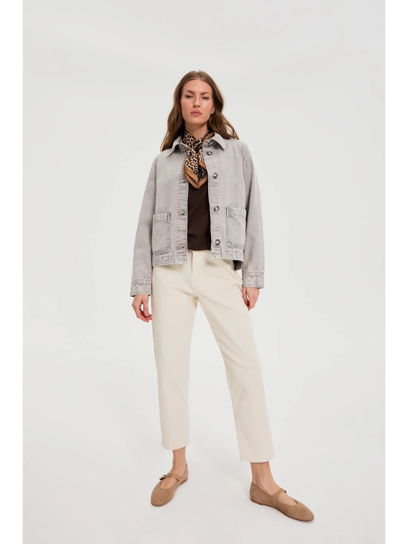 Moodo Дънкова якета сива Moodo