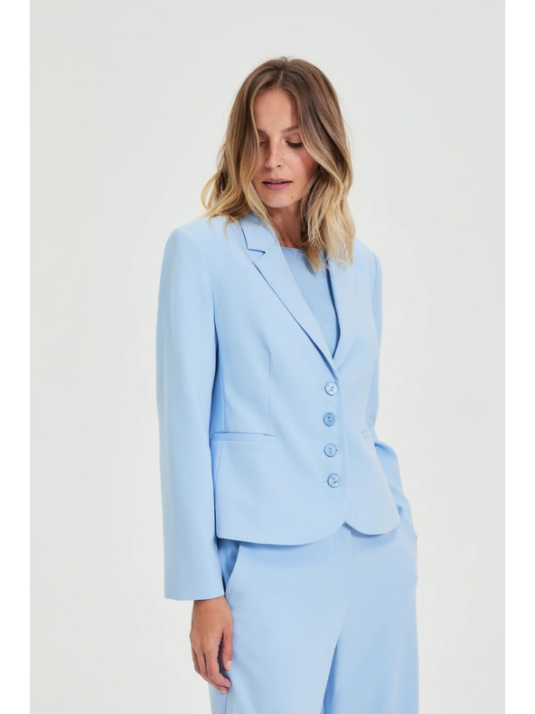 Moodo Едностранно сако светлосино Moodo