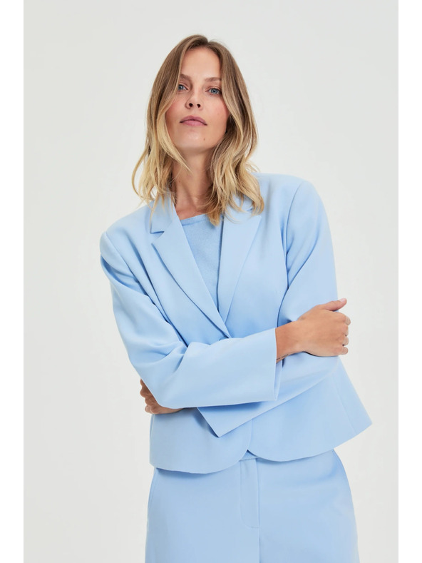 Moodo Едностранно сако светлосино Moodo