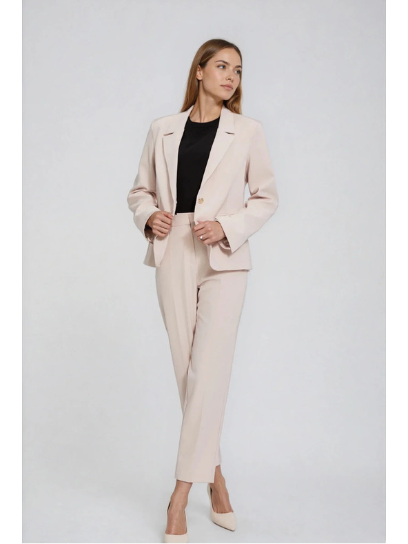 Moodo Едностранно сако бежово Moodo