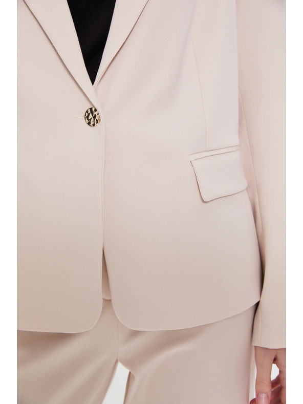 Moodo Едностранно сако бежово Moodo