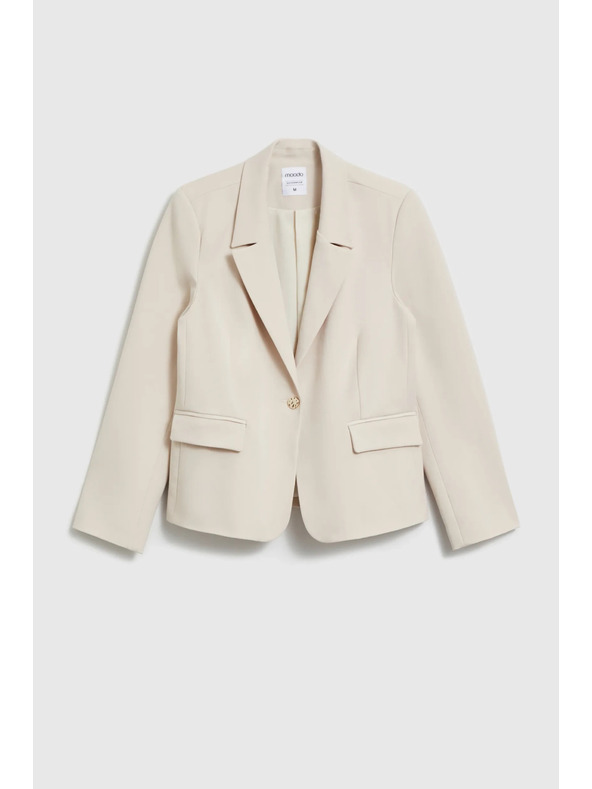 Moodo Едностранно сако бежово Moodo