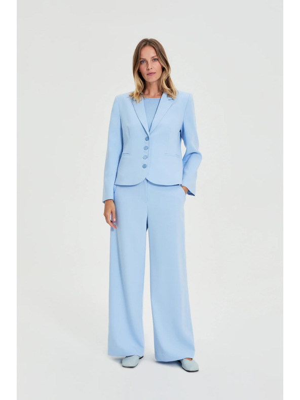 Moodo Костюмни панталони светлосини Moodo