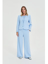 Moodo Костюмни панталони светлосини Moodo