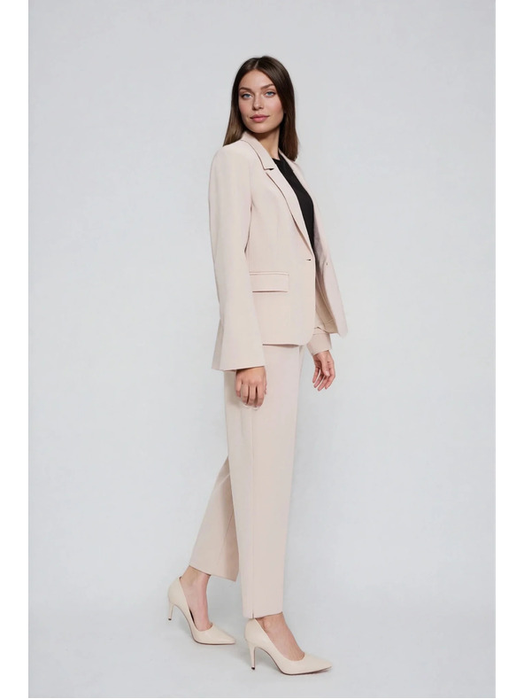 Moodo Цигарени панталони бежови Moodo