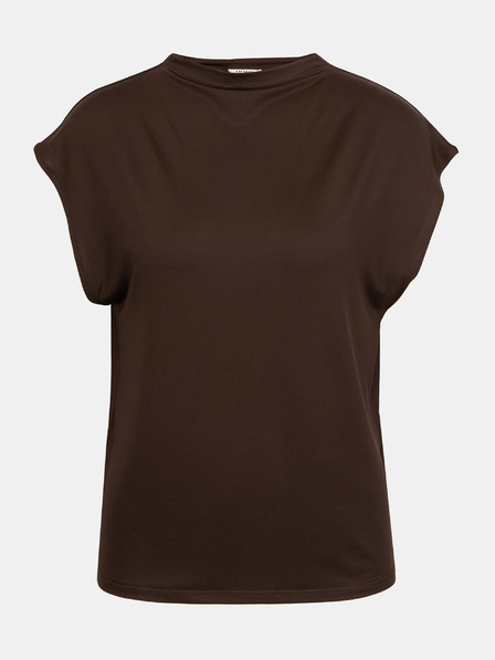 Orsay Тъмнoкафява дамска тениска с къс ръкав ORSAY