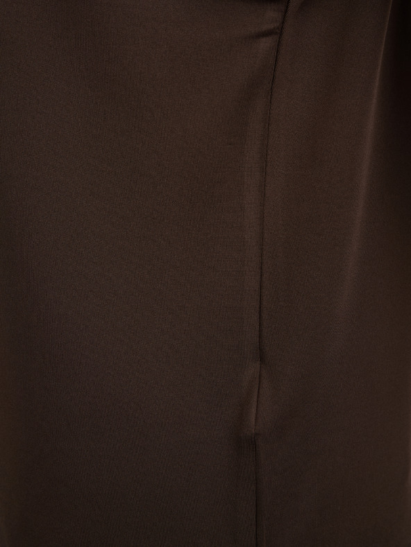 Orsay Тъмнoкафява дамска тениска с къс ръкав ORSAY