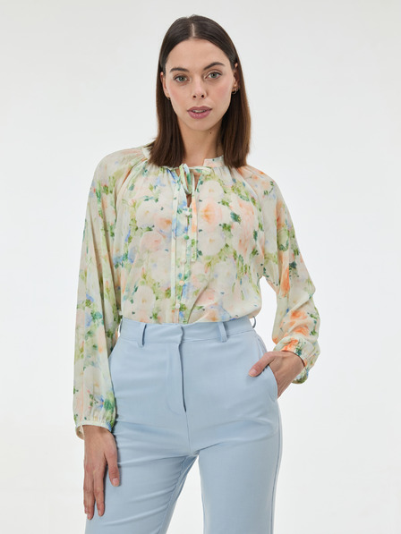 Orsay Светлозелена дамска блуза с шарка ORSAY