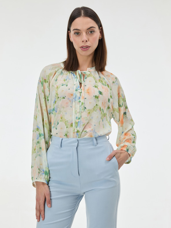 Orsay Светлозелена дамска блуза с шарка ORSAY