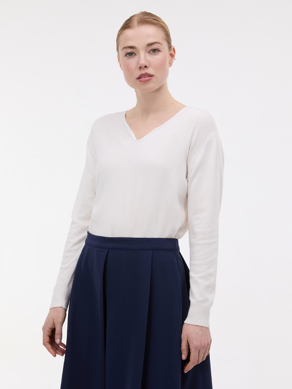 Orsay Кремав дамски пуловер ORSAY