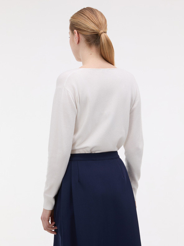 Orsay Кремав дамски пуловер ORSAY