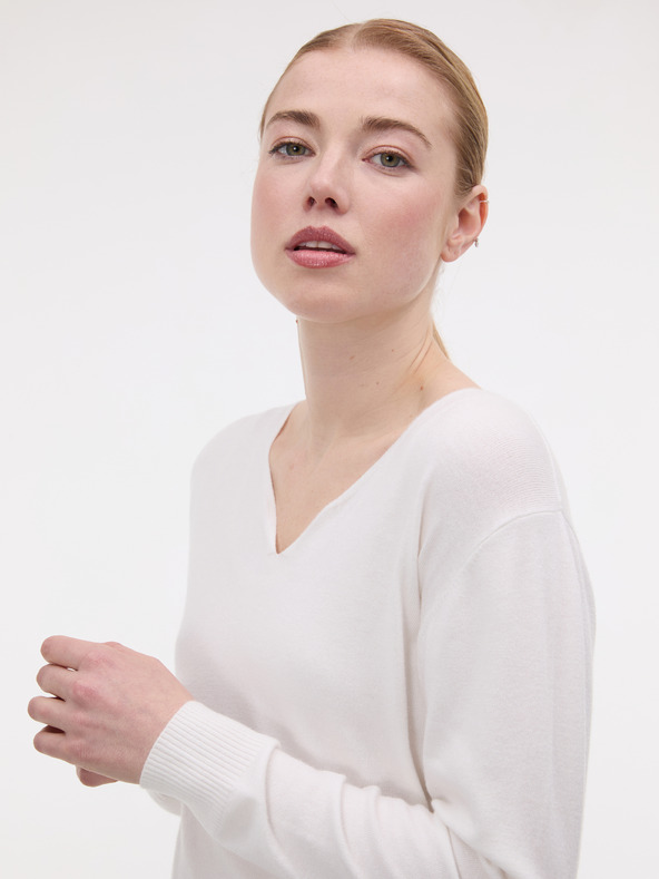 Orsay Кремав дамски пуловер ORSAY