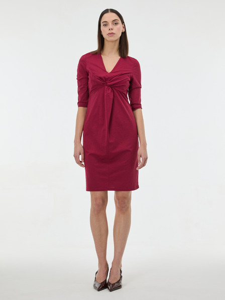 Orsay Дамска рокля бордо до коляното ORSAY